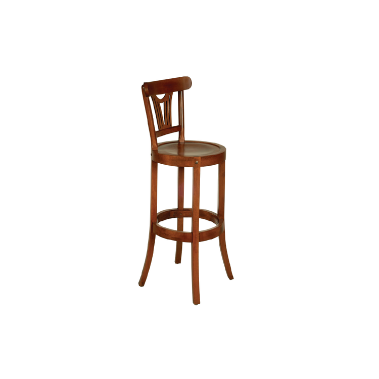 natural beech wood bar chair 