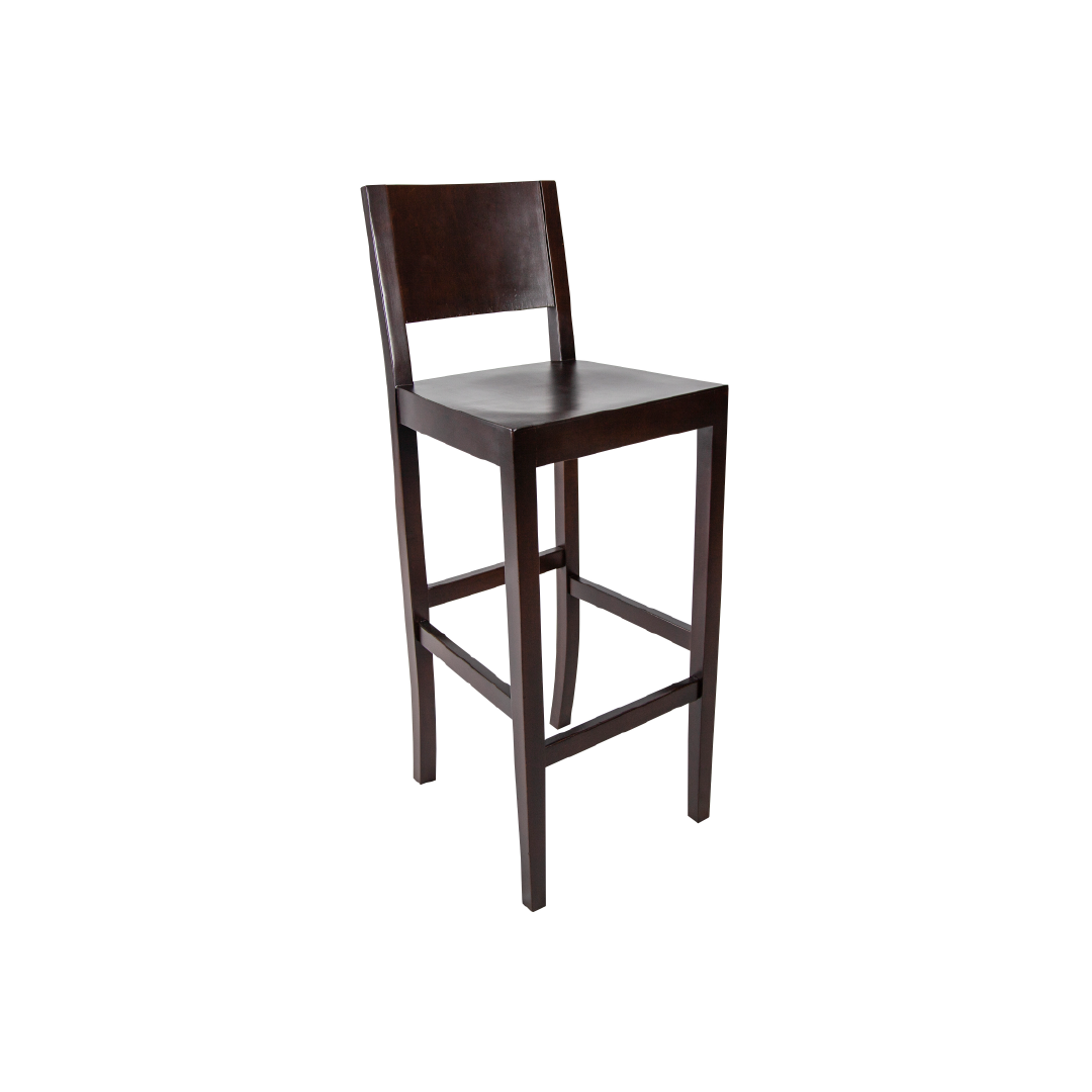 Solid Beech Wood Premium Bar Stool