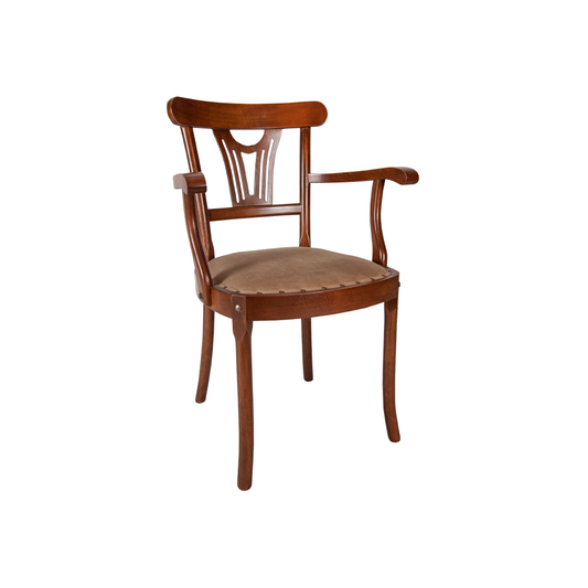 Premium Beech Wood Armchair - Ideal for Individual and Commercial Use