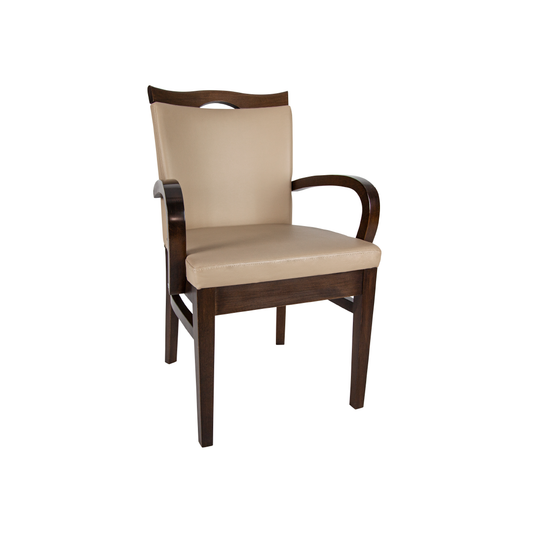 Premium Beech Wood Armchair - Ideal for Individual and Commercial Use