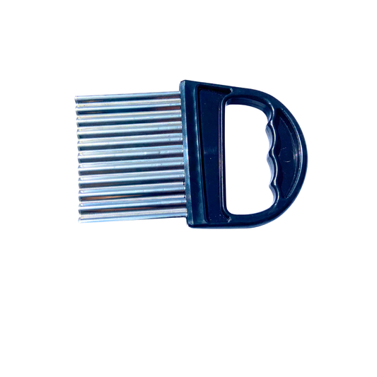 Stainless Steel Crinkle Cutter – Perfect for Wavy Fries & Veggies