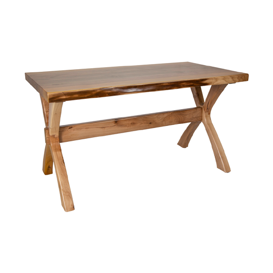 Premium Handcrafted Walnut Wood Table - Perfect for Restaurants & Homes