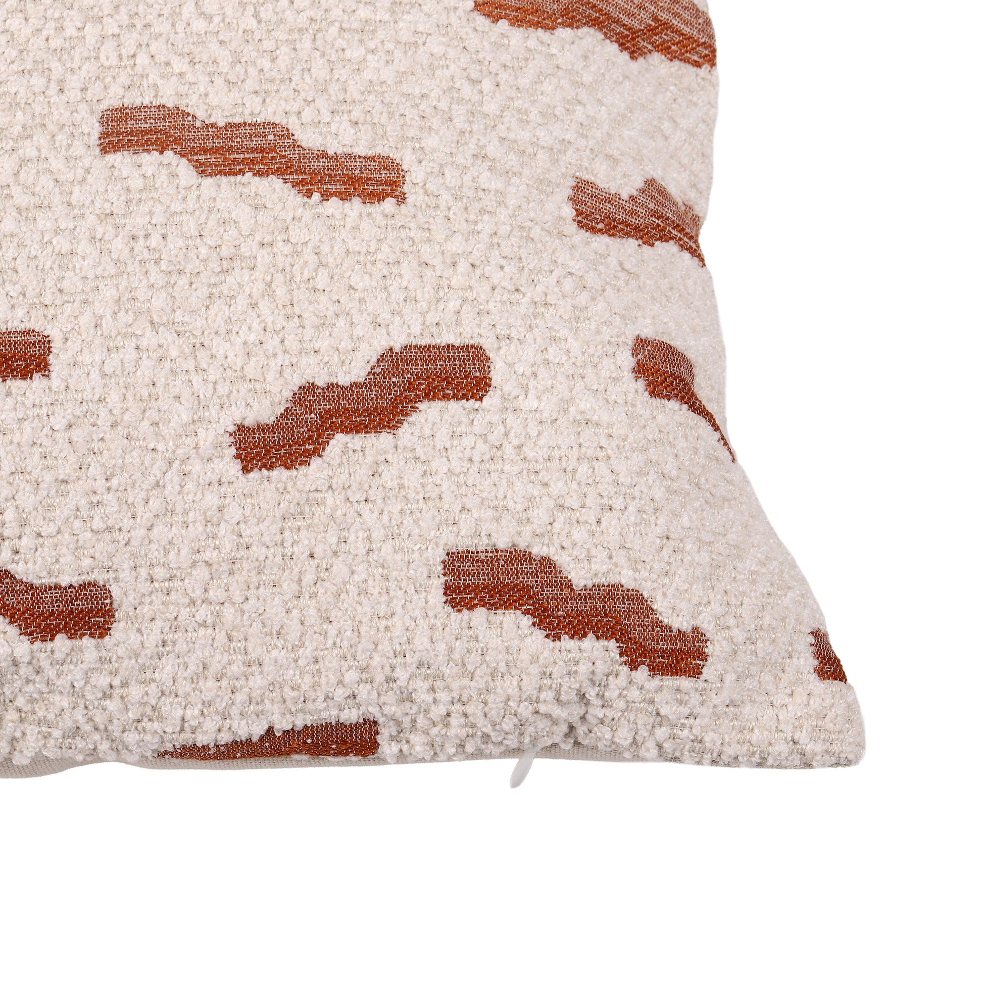 Jacquard Wool Blend Cushion Cover – Premium Woven Texture for Sofas & Home Decor
