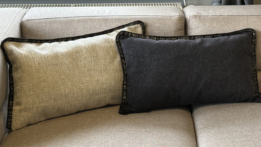 Jacquard Wool Blend Cushion Cover – Premium Woven Texture for Sofas & Home Decor