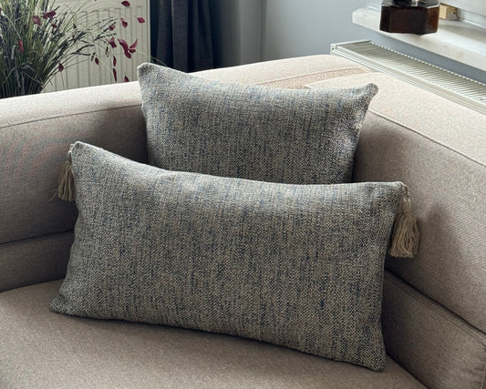 Jacquard Wool Blend Cushion Cover – Premium Woven Texture for Sofas & Home Decor