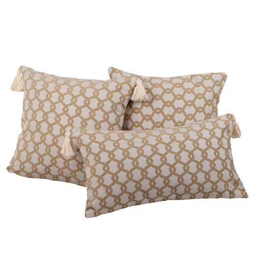 Jacquard Wool Blend Cushion Cover