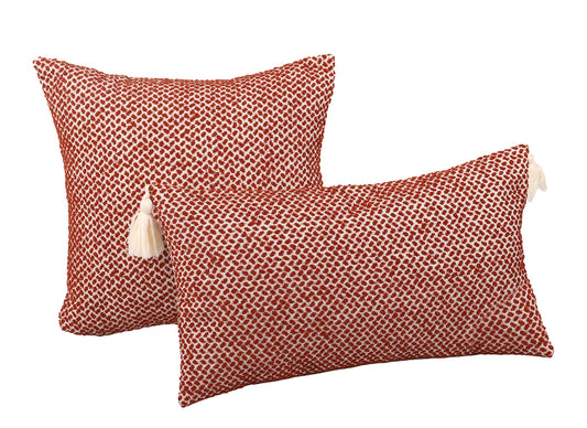 Jacquard Wool Blend Cushion Cover